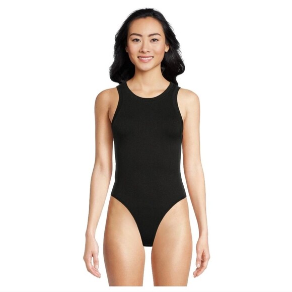 No Boundaries Juniors Round Neck Sleeveless, Bodysuit Size Medium (7-9) - Picture 4 of 7